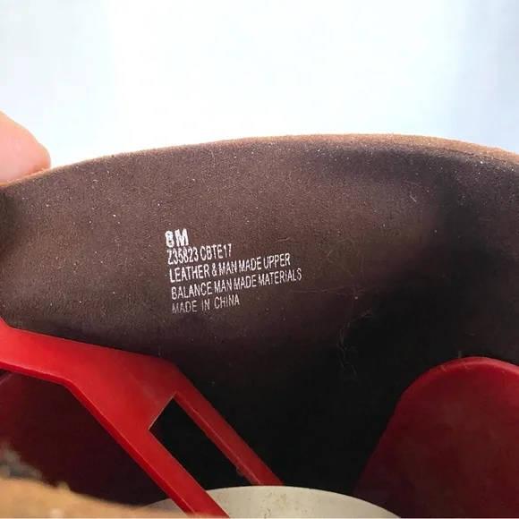 Bøc Dakota brown distressed strap suede tall riding boot Sz 8 - Picture 9 of 12